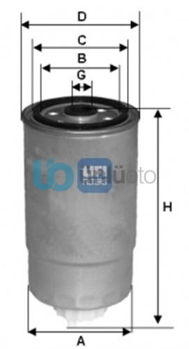 YAKIT FİLTRESİ ASTRA F 91-98 - VECTRA A-VECTRA B 92-98 - KADETT E 88-91 1.7 TD O