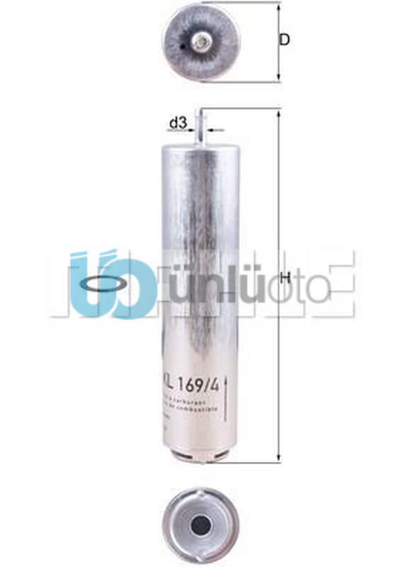 YAKIT FILTRESI BMW M47 N47 M57 N57 E81 E82 E87 E88 E60 E61 F07 F10 F06 E65 E66 F
