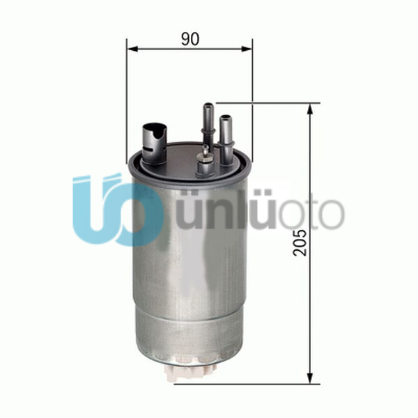 YAKIT FİLTRESİ DOBLO 1.9JTD 01- - FIORINO 1.3D MTJ 08- - GRANDE PUNTO 1.3D MTJ 0