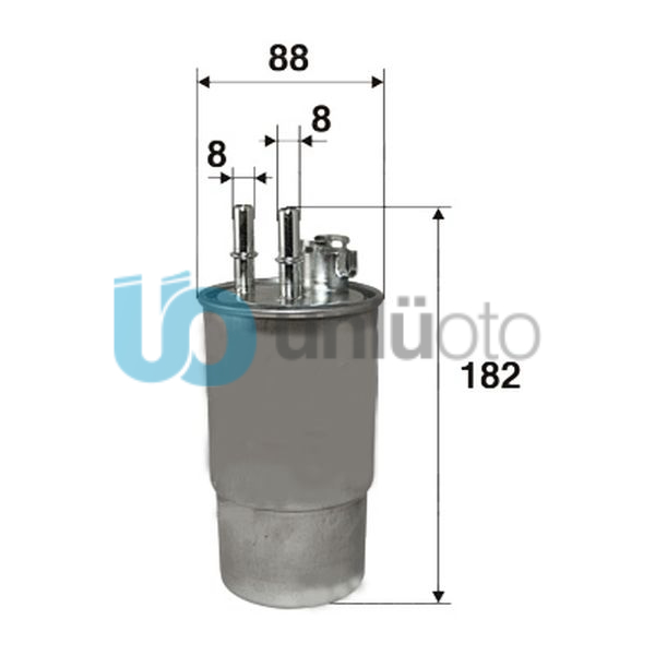 YAKIT FİLTRESİ DOBLO-PALIO-SIENA-PUNTO II 1.9D 11/00 x