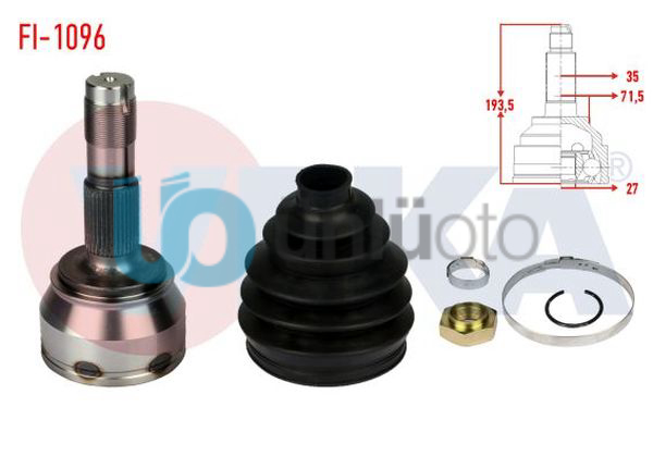 AKS KAFASI SOL-SAG ON DIS FIAT DUCATO (250) 2.2 MJT DISTAN SEGMANLI 35X27X71,5 U