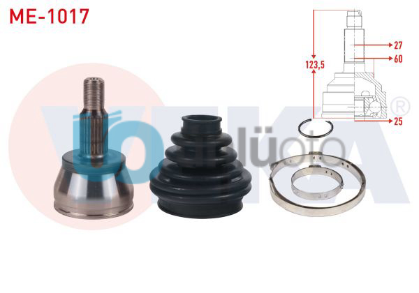 AKS KAFASI SOL-SAG ON DIS MERCEDES A SERISI (W169) A150 - A160 - A180 - A180 CDI