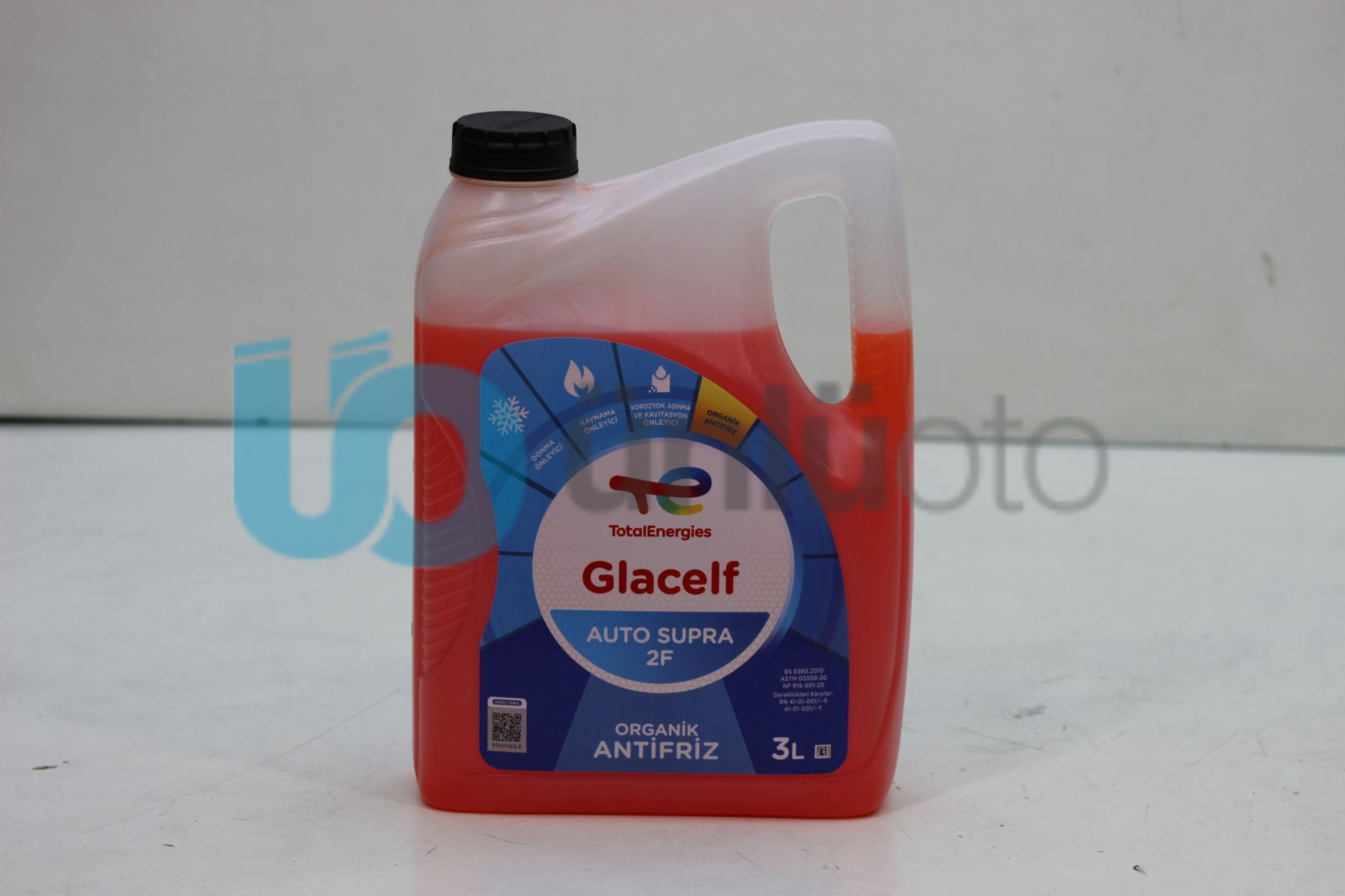 ANTIFIRIZ KIRMIZI GLACELF AUTO SUPRA 2F 3LT ORGANIK