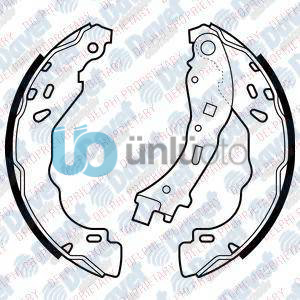 ARKA FREN BALATASI PABUCLU 203X39MM C3 II DS3 301 208 09-