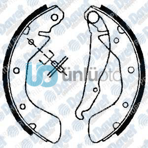 ARKA FREN BALATASI PABUCLU CORSA B 03-93-09-00 CORSA C 00-09 TIGRA 1.4-1.6 94-00