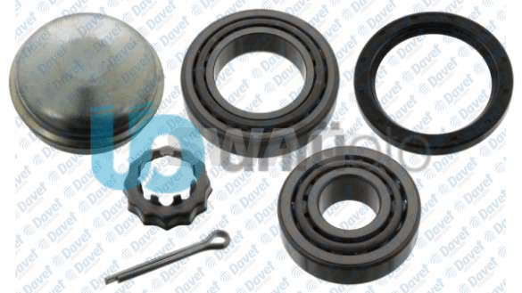 ARKA TEKER RULMANI KIT  A4 A100 A90 A80 CADDY II 7792