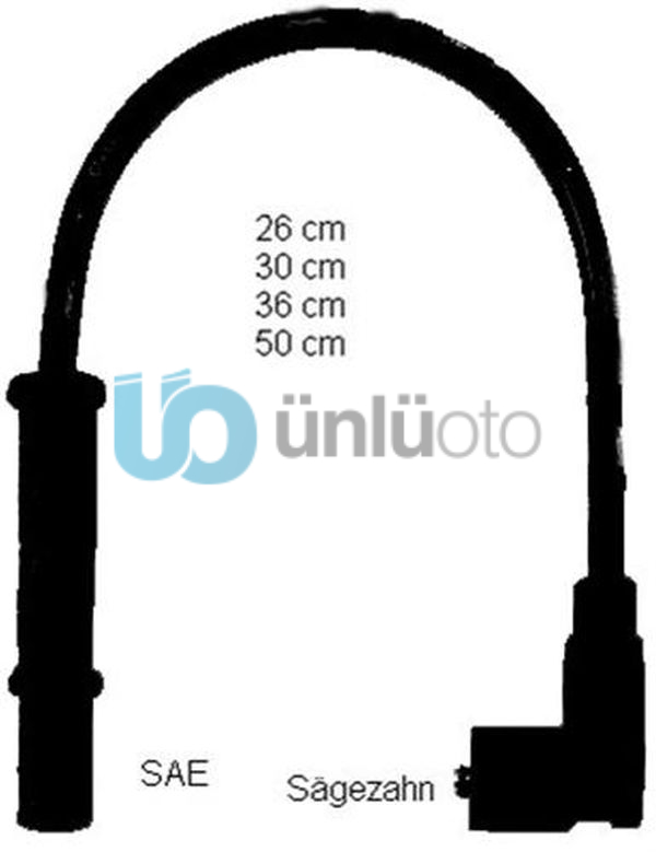 BUJİ KABLOSU DACIA LOGAN-SANDERO 1.4-1.6 K7M -SOLENZA-SUPERNOVA 1.4 E7J 91-02
