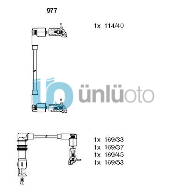 BUJİ KABLOSU TAKIM POLO4 1.4 16V-AFH