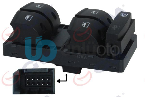 CAM AÇMA ANAHTARI AUDI A3-A6-Q7 05-15 DÖRTLÜ