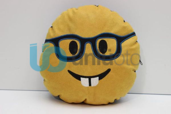 Emoji Kafa Yastığı Gözlüklü