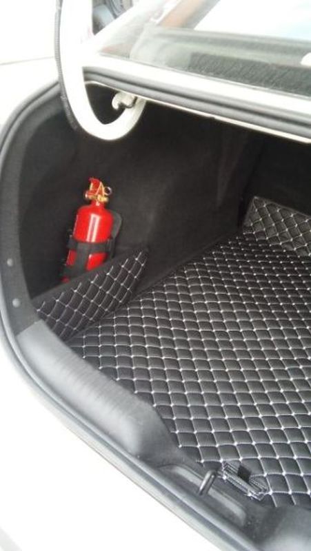 Fiat Egea Sedan Bagaj Halısı Seti Beyaz Dikiş