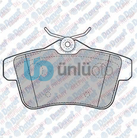 FREN BALATASI ARKA 103MM 308 3008 5008 09-