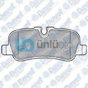 FREN BALATASI ARKA 116MM RANGE ROVER 4.2 4.4 02-   ####