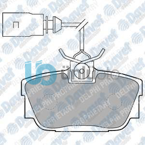 FREN BALATASI ARKA 94MM KABLOLU TRANSPORTER 99-
