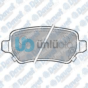 FREN BALATASI ARKA 95MM ASTRA G ASTRA H CORSA C 98-