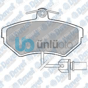 FREN BALATASI ON 119MM KABLOLU PASSAT 97-