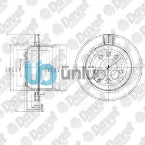 FREN DISKI ARKA 5D 330MM Q7 TOUAREG 02-
