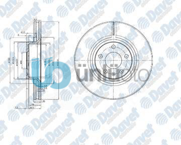 FREN DISKI ON 321MM AUDI A6 2005- A8 3.0TDI 3.2FSI 2002-   ####