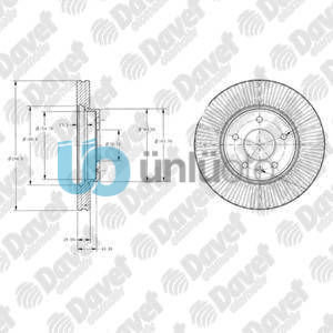 FREN DISKI ON 5D 295MM CAPTIVA 06- ANTARA 06-