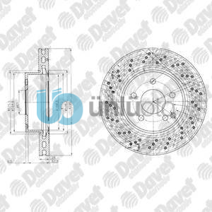 FREN DISKI ON 5D 295MM W204 C SERISI 07-