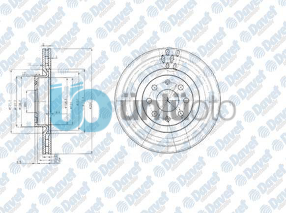 FREN DISKI ON 6D 284MM CORSA D PUNTO 05-