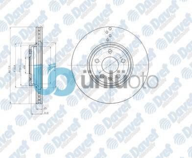 FREN DISKI TK BOYALI AUDI A4 A5 07 ON