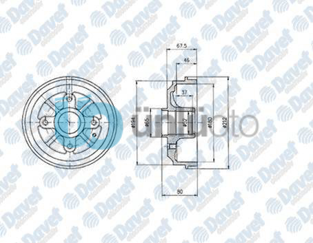 KAMPANA ARKA 106 206 SAXO