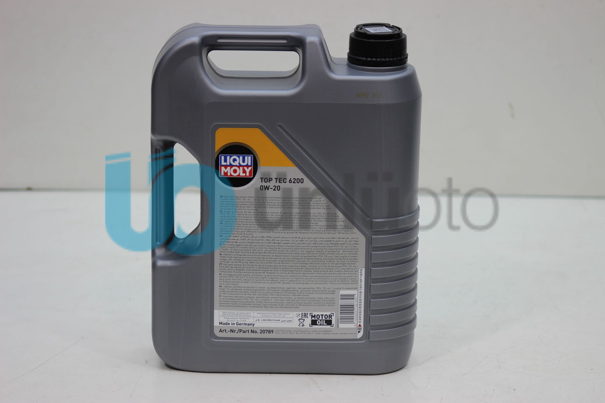 Liqui Moly Top Tec 6200 0W-20 LONGLIFE 5 Litre