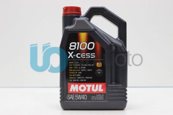Motul Motor Yağı 5w-40 8100 X-Cess 4 Litre