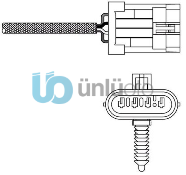 OKSİJEN SENSÖRÜ ASTRA G 1.4 16V 98-05 -ASTRA G 1.6 16V-VECTRA B 1.6 16V 95-02 -A