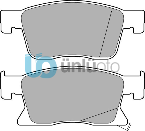 ÖN BALATA ASTRA K 15 22 16 inc 155.2x62.3x19.5