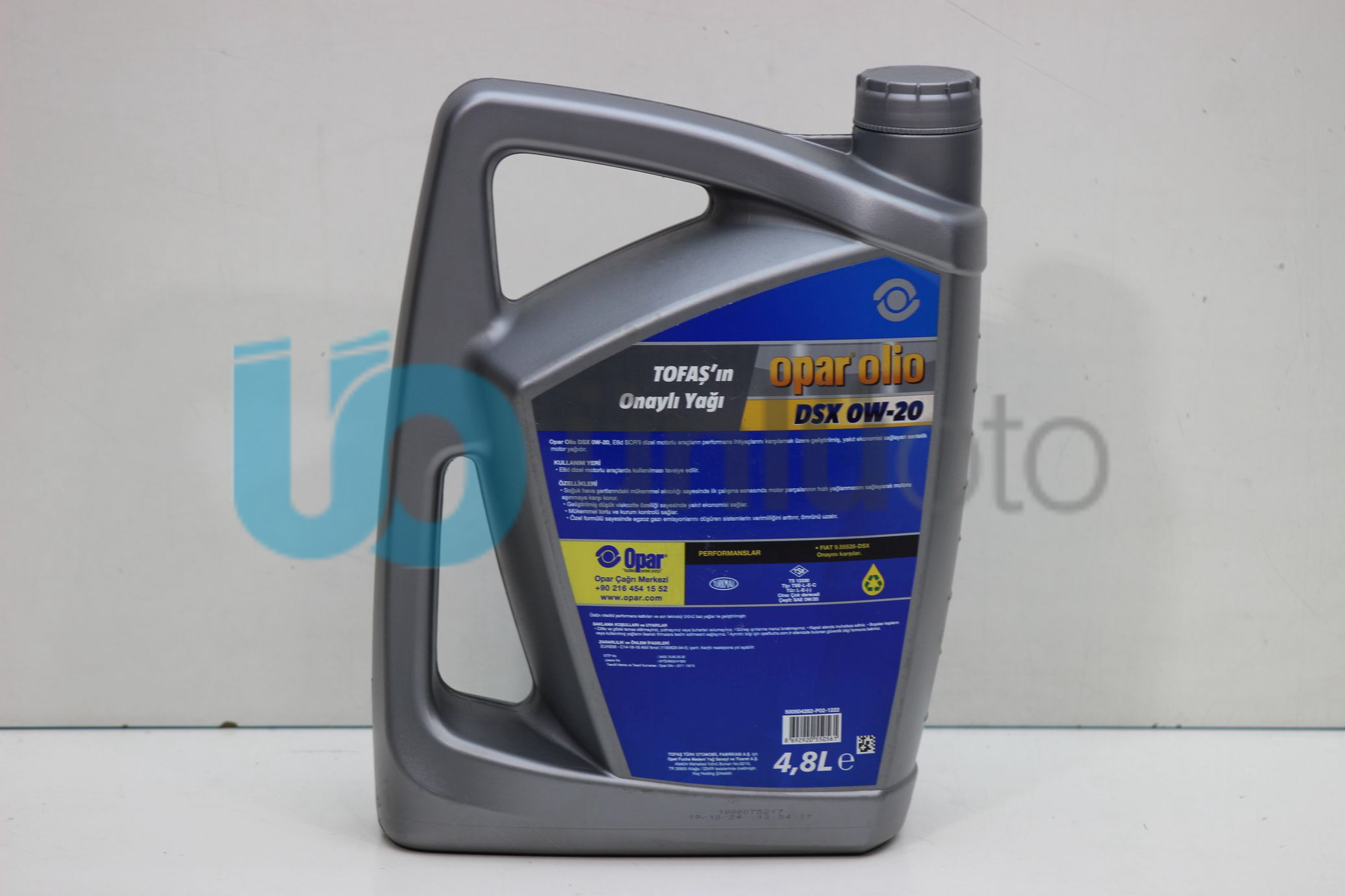 OPAR OLIO 0W-20 DSX Motor Yağı 4.8 Lt