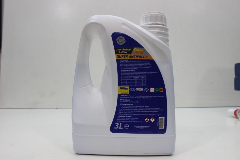 Opar Süper Antifriz Mavi 3 Litre Orijinal Antifiriz