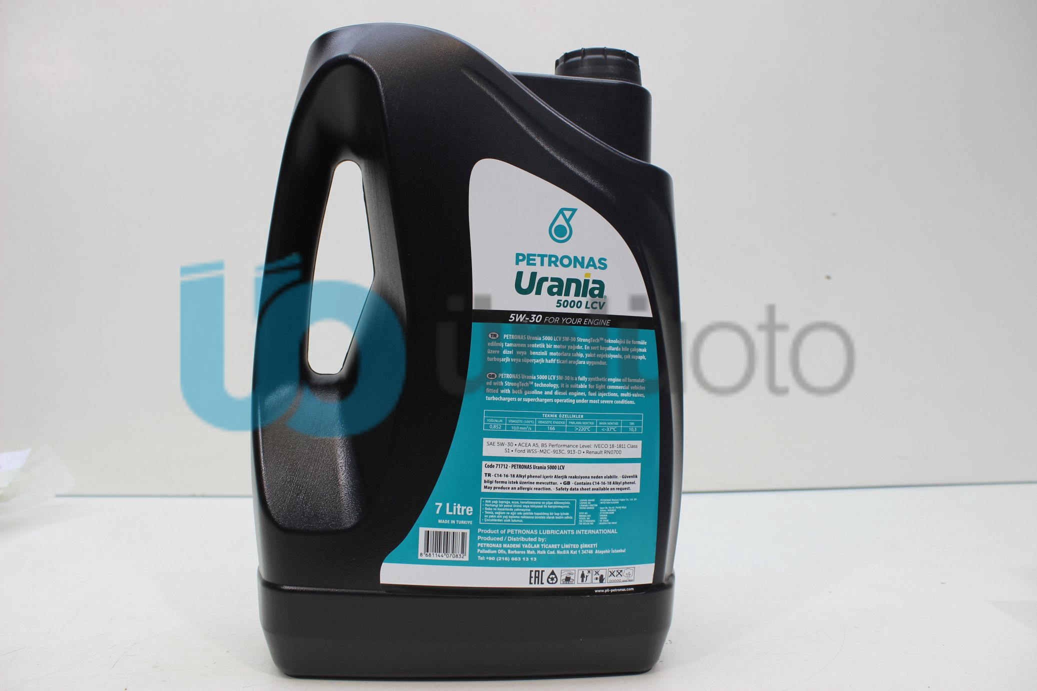PETRONAS URANIA 5000 LCV 5W/30  7 LT