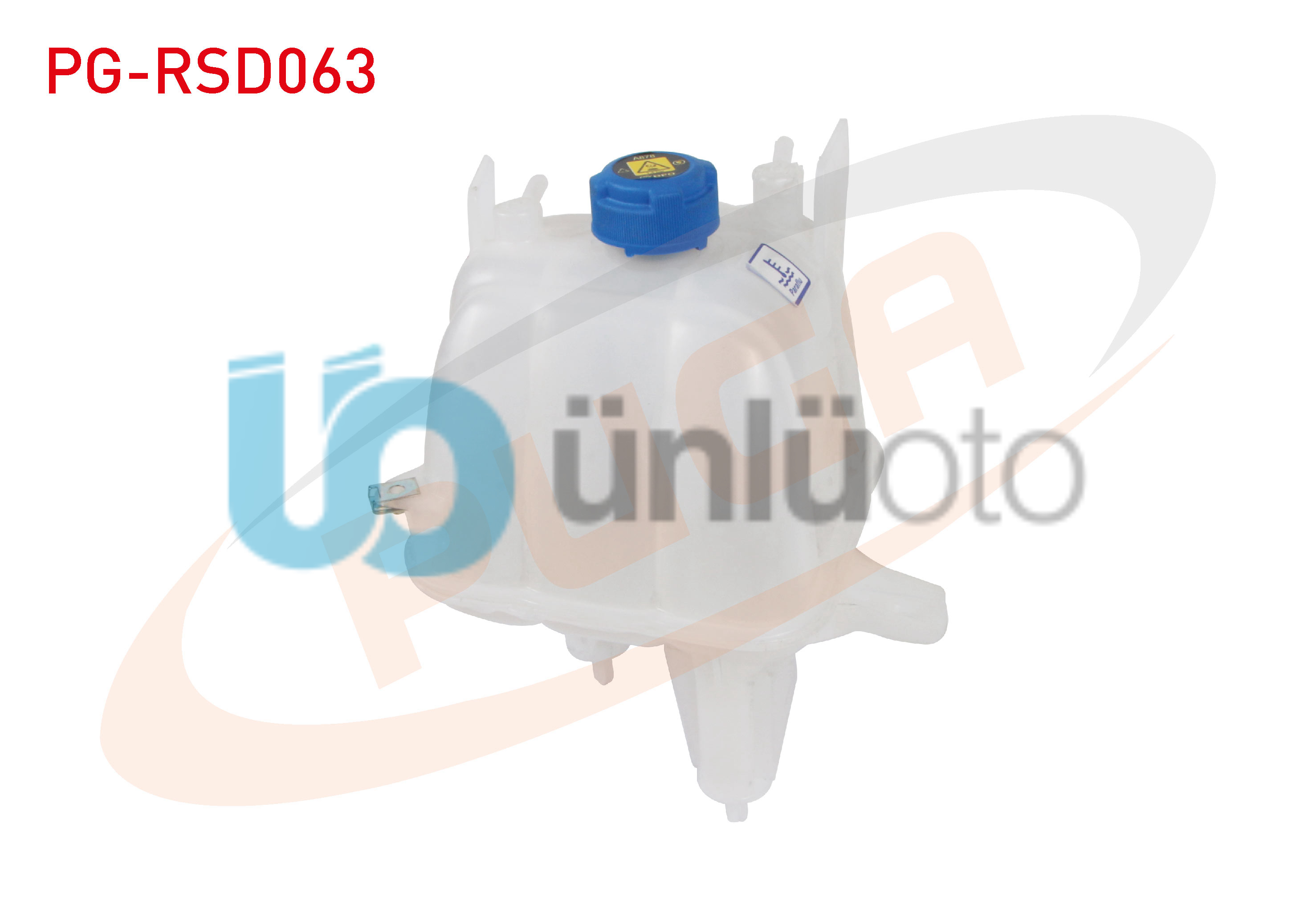 RADYATOR YEDEK SU DEPOSU DUCATO 2.3 MTJ / BOXER / JUMPER 2.2 HDI 06- (KAPAKLI)