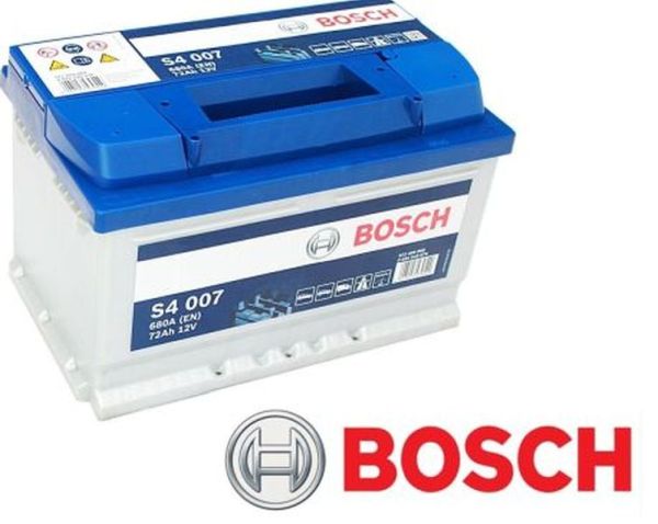 S4 72 Ah Amper Silver Bosch (Alçak - Opel) Akü Susuz