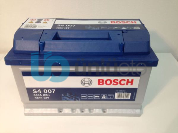 S4 72 Ah Amper Silver Bosch (Alçak - Opel) Akü Susuz