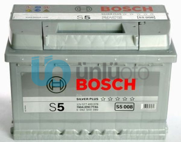 S5 77 Ah Amper Silver Plus Bosch Akü Susuz