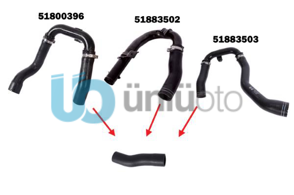 TURBO HORTUMU FIAT LINEA (323) 1.3 MJT 2007-