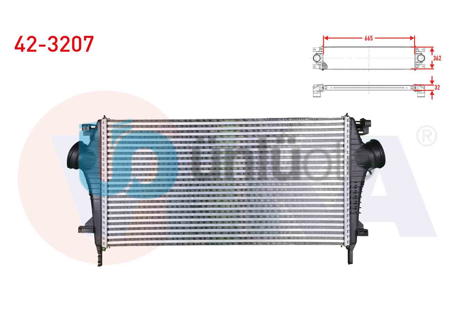 TURBO RADYATORU (INTERCOOLER) OPEL INSIGNIA 1.6 T 2008-