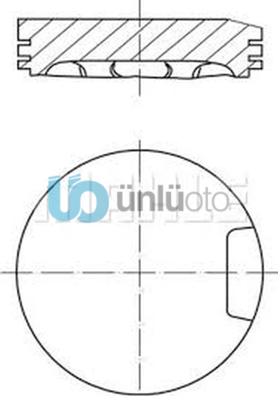 x MOTOR PİSTON SEGMAN 0.50 PASSAT 1.8 T-A6 ADR-AGN 125ps Dövme 81.51 033PI000131