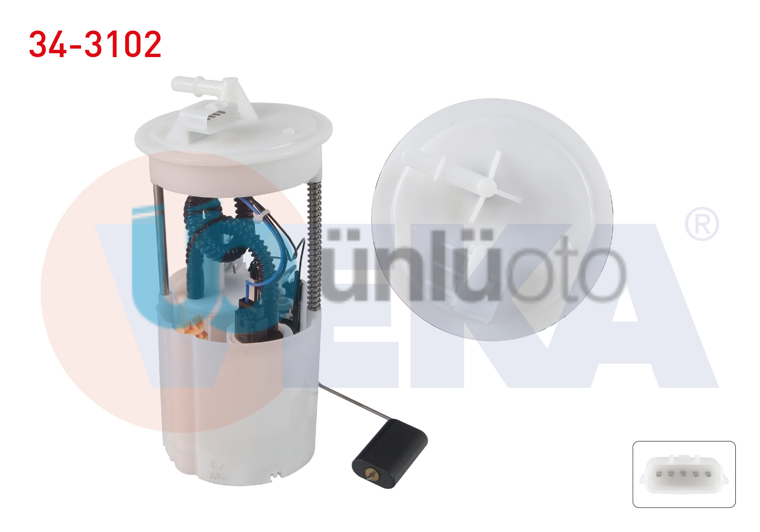 YAKIT DEPO SAMANDIRASI 3.3 BAR NISSAN ALMERA II (N16) 1.5i 16v (QG15DE) 2000-200